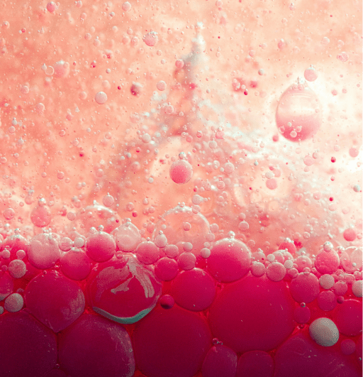 Bubbling reaction of pink elephant toothpaste